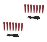 TOYANDONA 14pcs Guitar String Nails Acoustic Guitar Bridge Pegs Tuning Pegs Puller Extractor