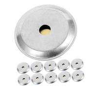 TOYANDONA 150pcs 27mm Copper Piezoelectric Diaphragm Discs with Ceramic Leads Acoustic Guitar Pickup Buzzer Transducers for Musical Instrument Repair and Diy