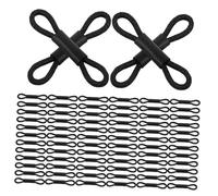 TOYANDONA 150PCS Elastic Chicken Leg Bands for Poultry Foot Identification Comfortable Foot Loops for Newborn Chicks Quick Tracking and Fit for Backyard Farming and Poultry Management