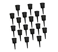 TOYANDONA 150pcs Gardening Fertilizer Mesh Baskets with Cover Durable Portable Fertilization Box for Plant Roots Fish Tank Aquatic Plants Protects Fertilizer From Animals and Wind Easy