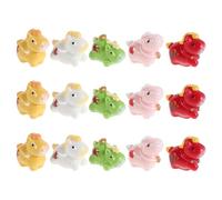 TOYANDONA 15pcs 2026 Chinese New Year Horse Figurine - Resin Mini Chinese Zodiac Horse Statue for Car Dashboard Tabletop Decoration
