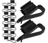 TOYANDONA 15pcs Aquarium Hose Clips Fish Tank Filter Clips Plastic Tube Holders for 8mm to 20mm Pipes Effortless Water Change and Spacesaving Aesthetic in Aquarium