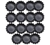 TOYANDONA 15Pcs Carbon Steel Egg Tart Molds Non-Stick Household Baking Molds for Muffins Pudding Flan Tins Convenient DIY Kitchen Bakeware for Afternoon Tea Banquets and Family Gatherings