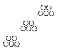 TOYANDONA 15pcs Guitar Pickguard Circular Classical Shaped Sound Guard for Acoustic Guitar Scratchplate Accessories