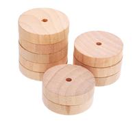 TOYANDONA 15pcs Miniature Wooden Wheels for Craft Small Wood Wheels DIY Accessories for Model Building and Toy Creation Wood Material for Crafts