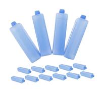 TOYANDONA 15pcs Reusable Ice Cooling Packs for Food Preservation Rapid Freezing Compact Ice Blocks for Coolers Refrigerators Air Conditioner Fans Durable Leak Resistant Cooling