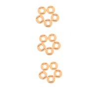 TOYANDONA 15pcs Rhythm Treble Washer Ring Toggle Plate Treble Washer for Electric Guitar