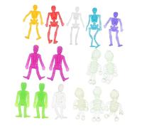 TOYANDONA 15Pcs Tpr Stretchy Skeleton for Halloween Party Halloween Decor for Fun Spooky Atmosphere for Bars Haunted Houses and More