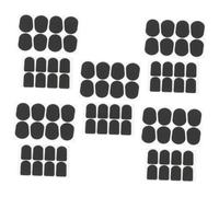 TOYANDONA 160pcs Sax Patches Pads Adhesive Sax Pads and Instrument Accessories for Practice