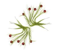 TOYANDONA 16pcs Artificial Pampas Grass Stems Faux Pampas Grass Bouquet with Natural Coloring Boho Vase Filler for Dining Christmas Fall Events Farmhouse Wall Decor
