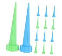 TOYANDONA 16Pcs Auto Watering Device Plastic Plant Drip Irrigation Tool Self Watering for Blue Green Maintains Soil Moisture Prevents Overwatering Easy Operation