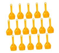 TOYANDONA 16pcs Beach Sand Mini Plastic Diggers for Sandbox Digging Planting Snow Playing Outdoor Garden Tools for Orange