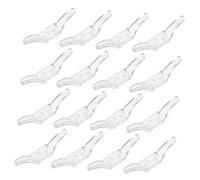 TOYANDONA 16pcs Cord Holder Window Hook for Blinds Blind Rope Cleat Hooks Cord Cleats for Window Curtain Rope Shade Adjuster Wrapper Transparent