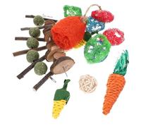 TOYANDONA 16pcs Guinea Pig Chew Chew Treats for Hamsters Gerbils Rabbits Durable for Pets Promotes Healthy Chewing Oral Care