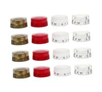TOYANDONA 16pcs Guitar Knob Caps for Volume Tone Control Knob Electric Guitar Parts Accessories Gifts for Music Performance