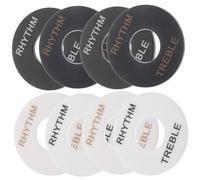 TOYANDONA 16pcs Guitar Washers for Electric Guitar Plastic Rhythm Treble Rings Replacement Washers Instrument Parts for Accessories