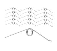 TOYANDONA 16pcs Metal Trash Can Spring Replacement for Garbage Lid, Silver Secure Closure with Card Slot and Foot Pedal Design, Universal Compatibility for Household DIY Maintenance