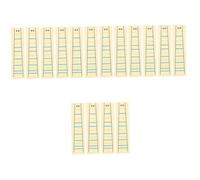 TOYANDONA 16pcs Practical Violin Learning Stickers Fretboard Note Scale Removable for Violin Practice