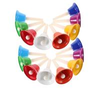 TOYANDONA 16pcs Professional Handbells for Boys and Girls Note Music Bells Educational Toys Accurate Tuning for Team Building and Celebrations
