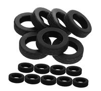 TOYANDONA 16pcs Silent Luggage Wheel Covers Noise-reducing Silicone Protectors for Travel Suitcases Nonslip Spinner Wheel Shields Easy Replacement for Business Trips and Vacations