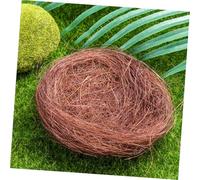 TOYANDONA 16Pcs Simulated Bird Nest Ornaments Rustic Decorative Photo Props Micro Landscape Decor for Garden Party Easter Wedding Indoor Outdoor Use