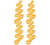 TOYANDONA 16pcs Small Bird Leg Corrector for Parrots and Quails, Plastic Foot Support Bands with 3.5mm to 6mm Hoops, High Biocompatibility and Safe Gentle Support for Avian Rehab and Bird