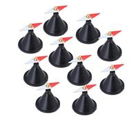 TOYANDONA 16pcs Wing Shaped Magnetic Needle Teaching Aids for Physics Experiments with Base Mini Magnetic Molecular Model for School Science and Random Color