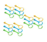 TOYANDONA 18pcs Nursery Cot Grab Ring Walker Crib Hanging Pull Rings for Newborns