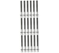 TOYANDONA 18pcs Pack Drum Lug Mounting Screws Washers Silver Drum Parts Replacement Screws