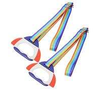 TOYANDONA 1Pair Bed Stand Up Pull Rings Safe and Secure Training Tool for Walking Practice Multi Purpose Indoor Exercise Support Heavy Duty Design with Eye Catching Colors