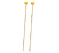 TOYANDONA 1pair Drumsticks Handle for Glockenspiel Xylophone Chime and and Easy to Grip Mallets for Percussion Instruments Maple Wood Material