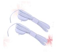 TOYANDONA 1Pair LED Luminous Shoe Laces Light Up Flashing Shoelaces for Sneakers Casual Shoes and Boots Modes for Parties Dancing and Night Activities White