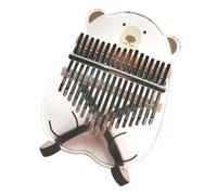 TOYANDONA 1pc Acrylic Cartoon Bear Key Finger Piano Smooth Kalimba Charming Animal Design for Beginners Practical Music Instrument