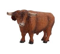 TOYANDONA 1pc Adorable Highland Cattle Model Realistic Simulation Toy for Boys and Girls Educational Desktop Decor for Animal Learning and Farm-themed Play