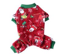 TOYANDONA 1PC Christmas Pet Clothing Fleece Dog Outfit for Autumn Season Stylish Four Legged Costume with Unique Snowflake and Reindeer Design for Pet Parties and Outdoor Activities