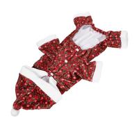 TOYANDONA 1Pc Christmas Pet Skirt Lightweight Comfortable Xmas Costume for Dogs for Holiday Parties Cosplay Winter Events for Pet Photography Festive Celebrations