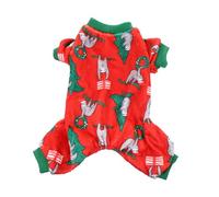 TOYANDONA 1pc Christmas Theme Pet Costume present Outfit for Dogs Creative Cosplay Dress for Festive Celebrations Comfortable and Durable Design for Themed Parties