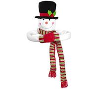 TOYANDONA 1PC Christmas Tree Topper Snowman Hugger for Winter Wonderland Party New Year Xmas Tree Decorations Ornament
