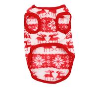 TOYANDONA 1Pc Creative Dog Christmas Outfit Warm Fleece Pet Costume for Puppies Cats for Holiday Parties Comfortable Easy to Wear Clean Safe Material present for