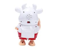 TOYANDONA 1Pc Dancing Cattle Electric with Music and Light Educational Musical Plaything for Fun and Safe Cartoon Design for for Unforgettable Childhood Memories