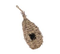 TOYANDONA 1Pc Handmade Oval Shaped Woven Bird House Decorative Hanging Nest for Birds Indoor Balcony Decor Warm Shelter From Elements Durable Breathable Design