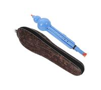 TOYANDONA 1pc Hulusi Soprano Recorder Material Comfortable Grip Includes Cleaning Bar for Beginners and Boys and Girls Comes Storage Case
