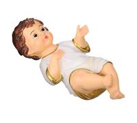 TOYANDONA 1pc Jesus Resin Figurine, Small Jesus Figure for Nativity Scene, Religious Saint Ornament for Christmas And Home Decor (2. 36 Inch)