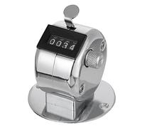TOYANDONA 1Pc Manual Tally Counter Durable Metal Counting Recorder Device Mechanical Clicker for Teaching Fitness and Statistics No Electricity Required Practical