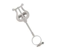 TOYANDONA 1pc Music Score Clip for Clarinet Portable Silver Music Stand Holder Lightweight and Compact Design for Orchestral Practice and Performance