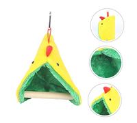 TOYANDONA 1Pc Plush Bird Hammock for Parrots Warm Hanging Nest Accessory Durable Soft Pet Bird Hut for Birds Climbing Resting Spot for Budgies Cockatiels
