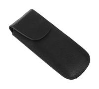 TOYANDONA 1Pc Practical Leather Harmonica Case for Blues Harmonica Lightweight Black Storage Box for Traveling Protects Against Damage Great for Music Lovers