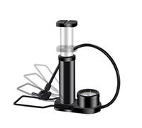 TOYANDONA 1pc Pump Gauge Tire Pump Bicycle Bike Foot Pump Mini Air Bike Pump Mountain Mini Pump Inflator Cycle Pump Mini Bike Pump Small Bike Pump Cycling Mini Air Pump Black