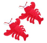 TOYANDONA 1Pc Red Crayfish Plush Pendant Adorable Stuffed Decorative for Home Wall and Bag Embellishment Safe Filling for Friends and Family