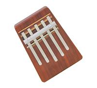 TOYANDONA 1pc Reddish Brown Thumb Piano Tone Kalimba for Boys and Girls Finger Piano Comfortable Arc Design Musical Instrument for Beginners and Music Enthusiasts